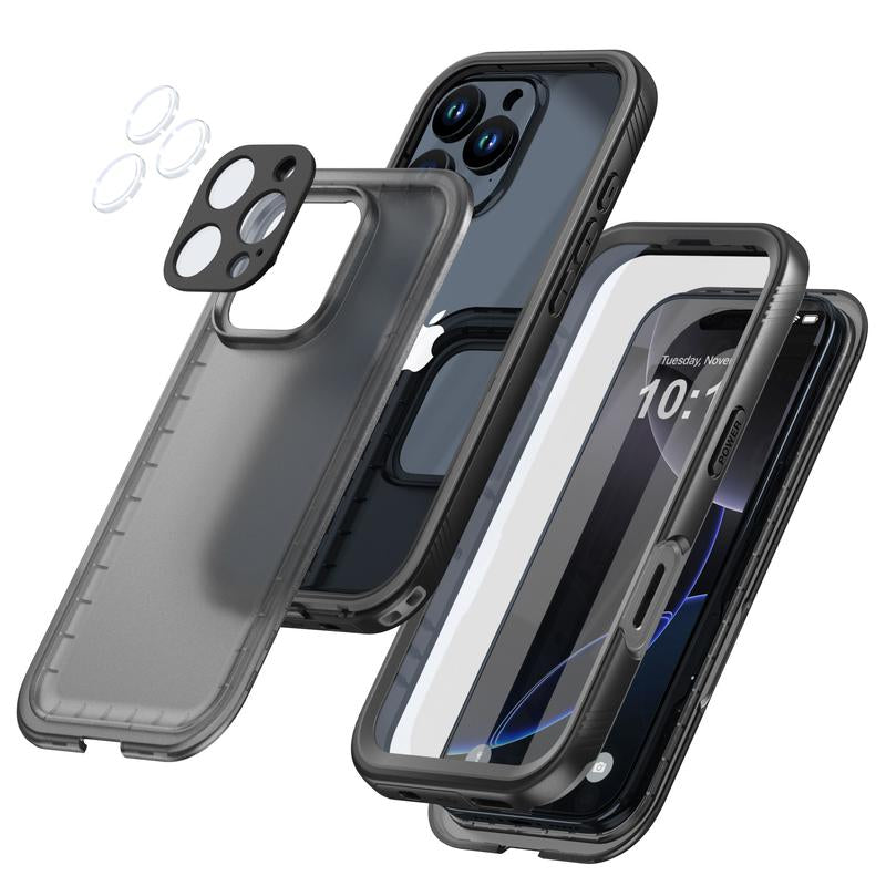 [Swim & Outdoor] SPORTLINK 3 in 1 Waterproof Rugged Phone Case for Iphone & Samsung | Full Body Protection with Built-In Screen Protector & Lens Cover | Perfect for Swimming, Snorkeling, Beach, Boating, Hiking, Summer Travel