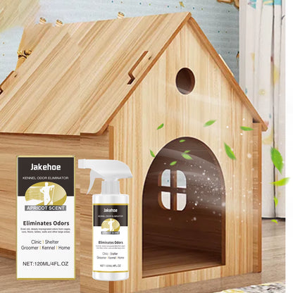 Powerful Pet Odor Eliminator Enzyme Formula for Stubborn Dog Urine Cat Smell on Bed Crate Litter Box - Air Freshener for Kennel