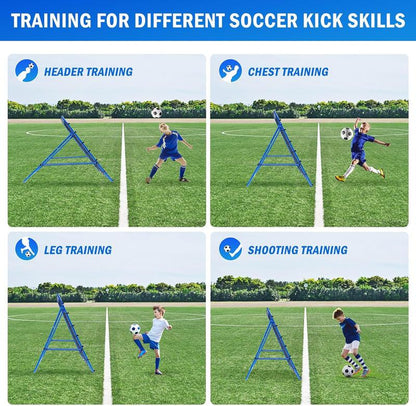 Winthai Volleyball Rebounder Net, Soccer Baseball Rebound Pitchback Net, 4X4Ft Adjustable Target Practice Nets, Easy Setup Softball Bounce Back Trainer Equipment, Improve Sport Training Skills for Backyard Football Accessories Kit Popper Sportsball
