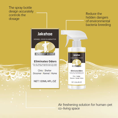 Powerful Pet Odor Eliminator Enzyme Formula for Stubborn Dog Urine Cat Smell on Bed Crate Litter Box - Air Freshener for Kennel