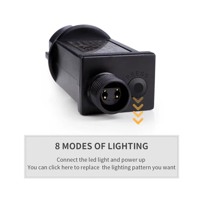 Outdoor Garden LED String Light Christmas Fairy Lights Waterproof Garland Lamp for Home Courtyard Holiday New Year Party Decor