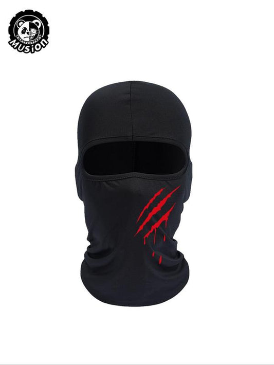 Balaclava Mask, 2 Counts Breathable Headwear for Riding and Outdoor Sport, Fashion Printing Ski Mask, Sports & Outdoor Clothing Accessories