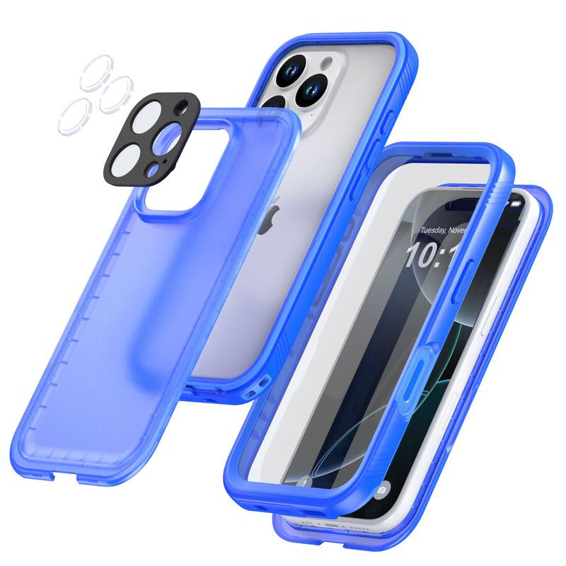 [Swim & Outdoor] SPORTLINK 3 in 1 Waterproof Rugged Phone Case for Iphone & Samsung | Full Body Protection with Built-In Screen Protector & Lens Cover | Perfect for Swimming, Snorkeling, Beach, Boating, Hiking, Summer Travel
