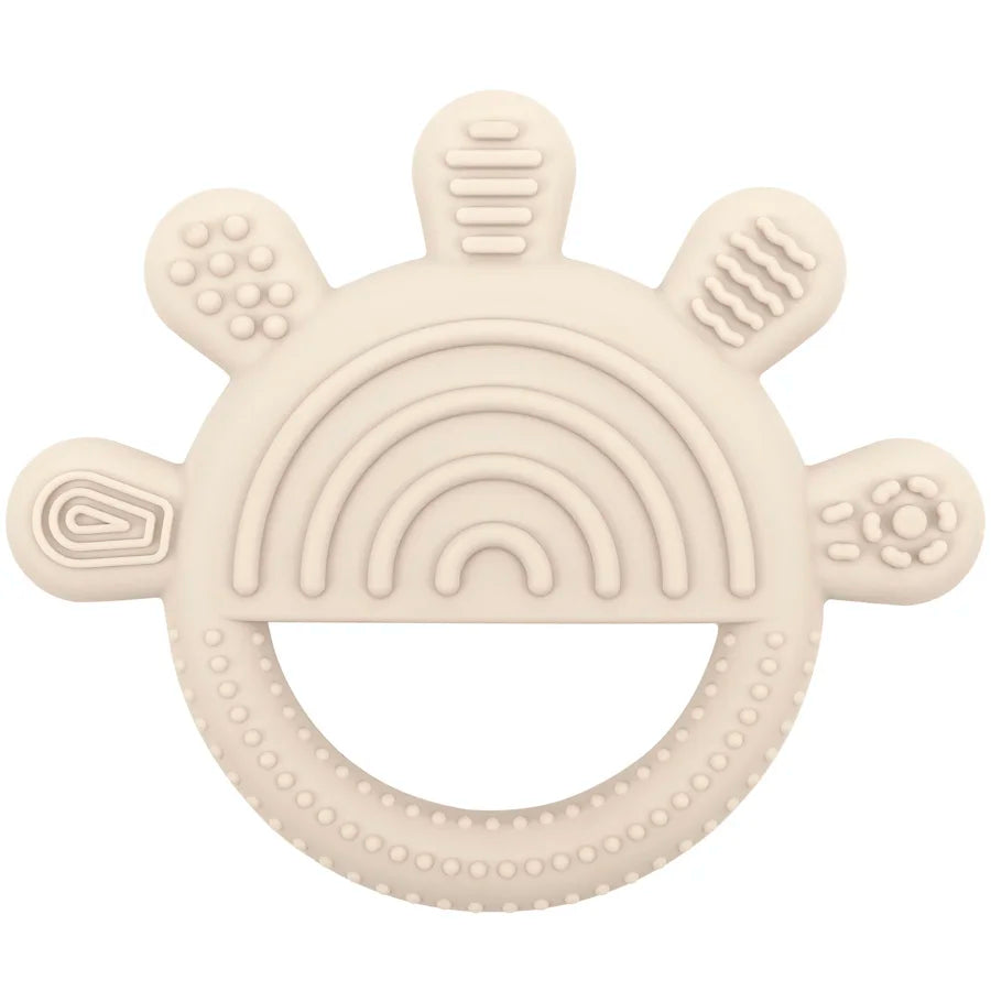 1Pc Silicone Teether Toy BPA Free 0-12 Baby Toys Teething Ring Sensory Toys for Kids Chewing Teething Soothing Toys Accessories