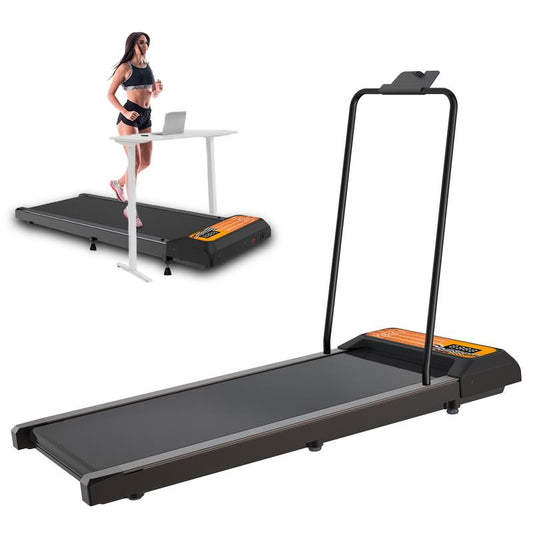 AN SMART QUEEN Walking Pad with Incline and Handle Bar, 3 in 1 under Desk Treadmill with Handles, 2.5HP Low Noise Treadmills for Home Small Space with Remote Control, Portable Treadmills for Home Office