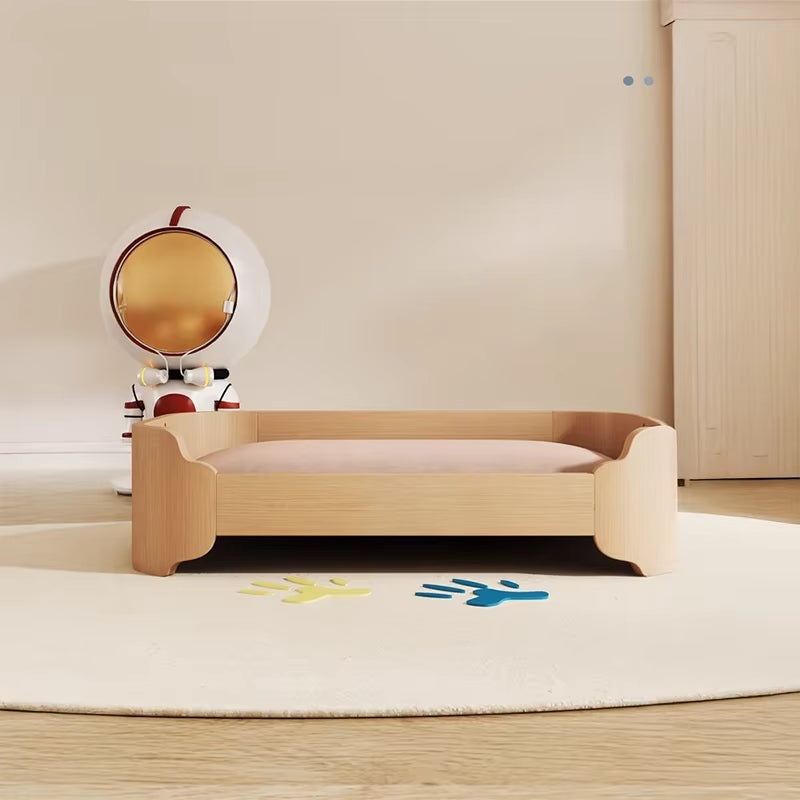 Washable Pet Sofa Bed Wooden Cat House Small Medium Dog Bed All Season Use Fashion Pet Beds