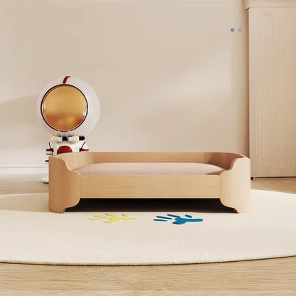 Washable Pet Sofa Bed Wooden Cat House Small Medium Dog Bed All Season Use Fashion Pet Beds
